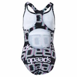 Speedo Allover Medalist White/Black Vit och Svart