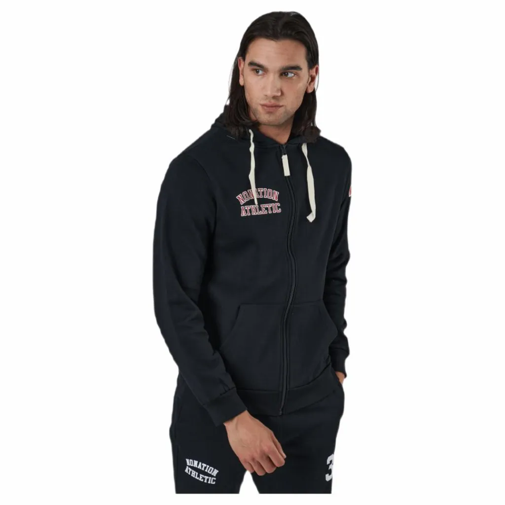 Alpha Full Zip Hood Black*Nonation Discount