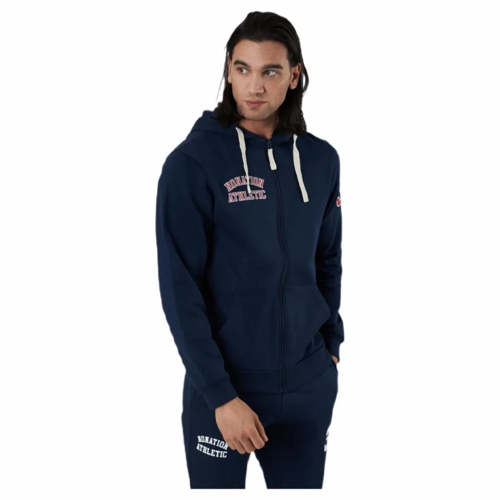 Alpha Full Zip Hood Blue*Nonation Online