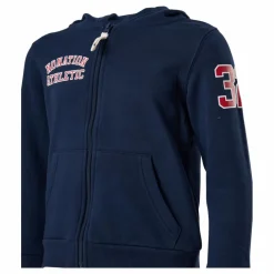 Alpha Full Zip Hood Blue*Nonation Clearance