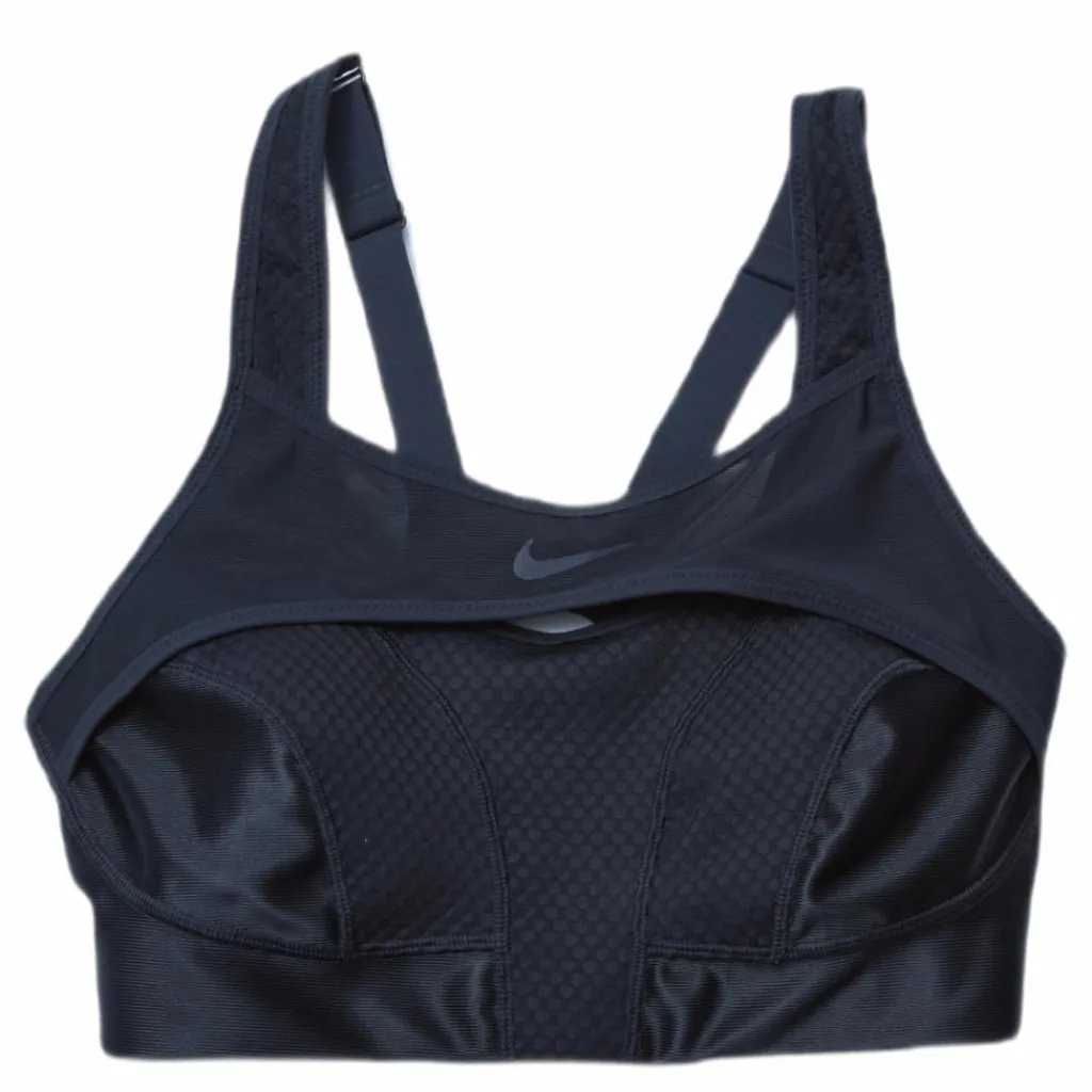 Nike Alpha UltraBreathe Bra Black/Grey Svart Discount