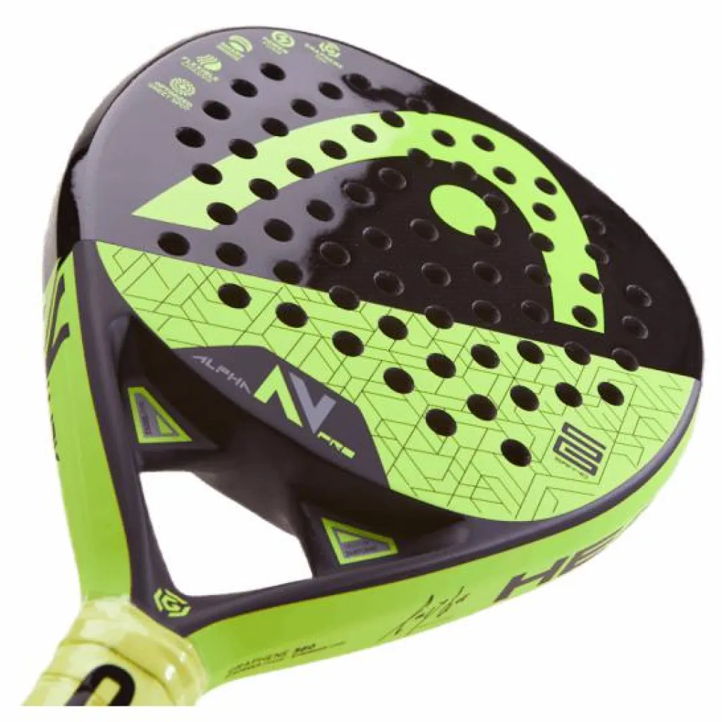 Head Alpha V Black/Yellow Svart och Gul Discount