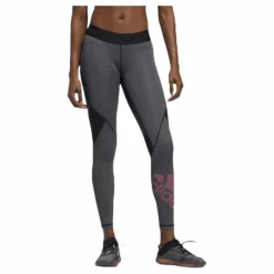 adidas Alphaskin Bos Long Tight Pink/Black Rosa och Svart Discount