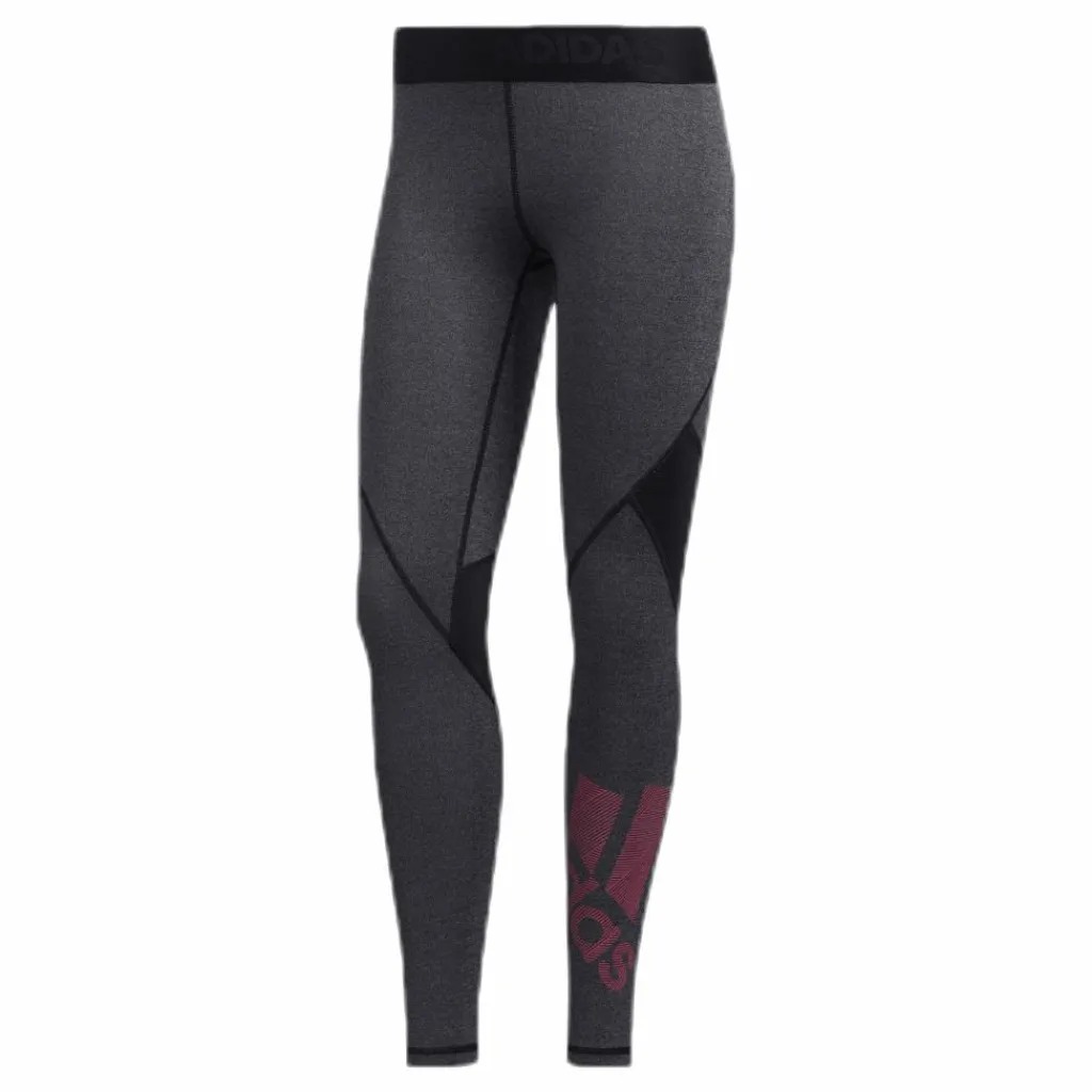 adidas Alphaskin Bos Long Tight Pink/Black Rosa och Svart Discount