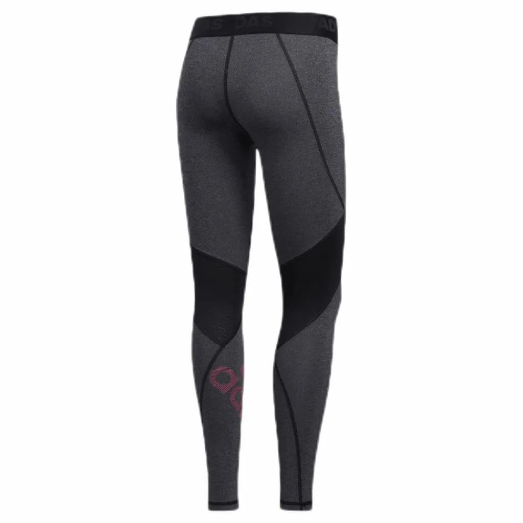 adidas Alphaskin Bos Long Tight Pink/Black Rosa och Svart Discount