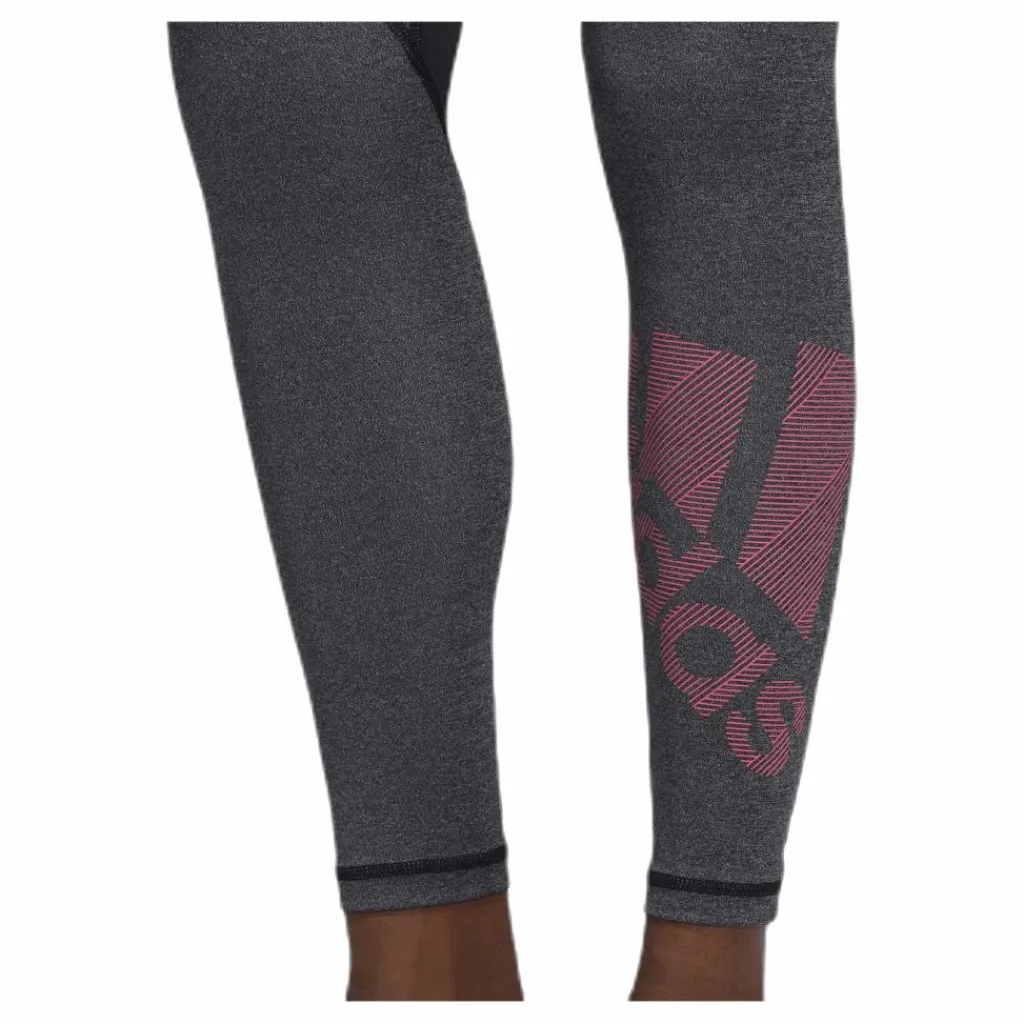 adidas Alphaskin Bos Long Tight Pink/Black Rosa och Svart Discount