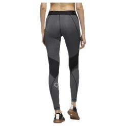 adidas Alphaskin Bos Long Tight White/Black Grå Hot