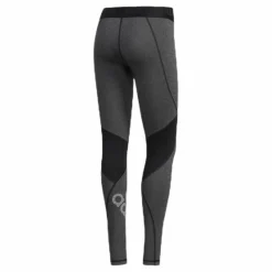 adidas Alphaskin Bos Long Tight White/Black Grå Hot