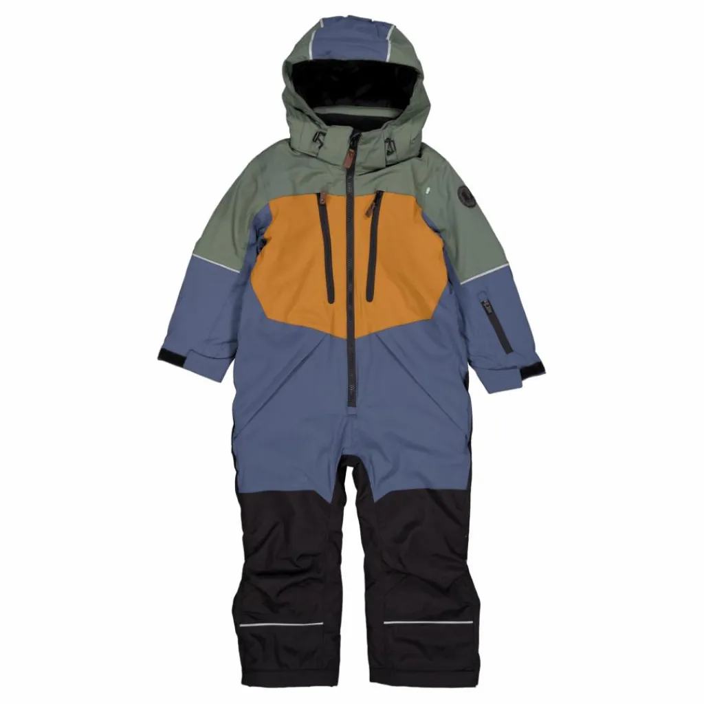 Lindberg Alpine Winter Overall Green/blue Flerfärgad