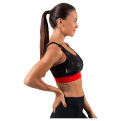 Only Play Alya Aop Sports Bra Black Svart Clearance