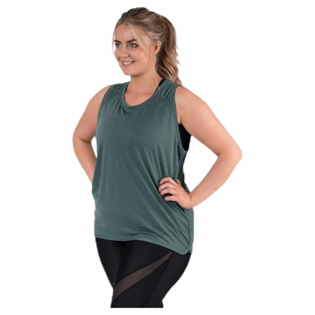 BLACC Alya Plus Size tank Green Grön Discount
