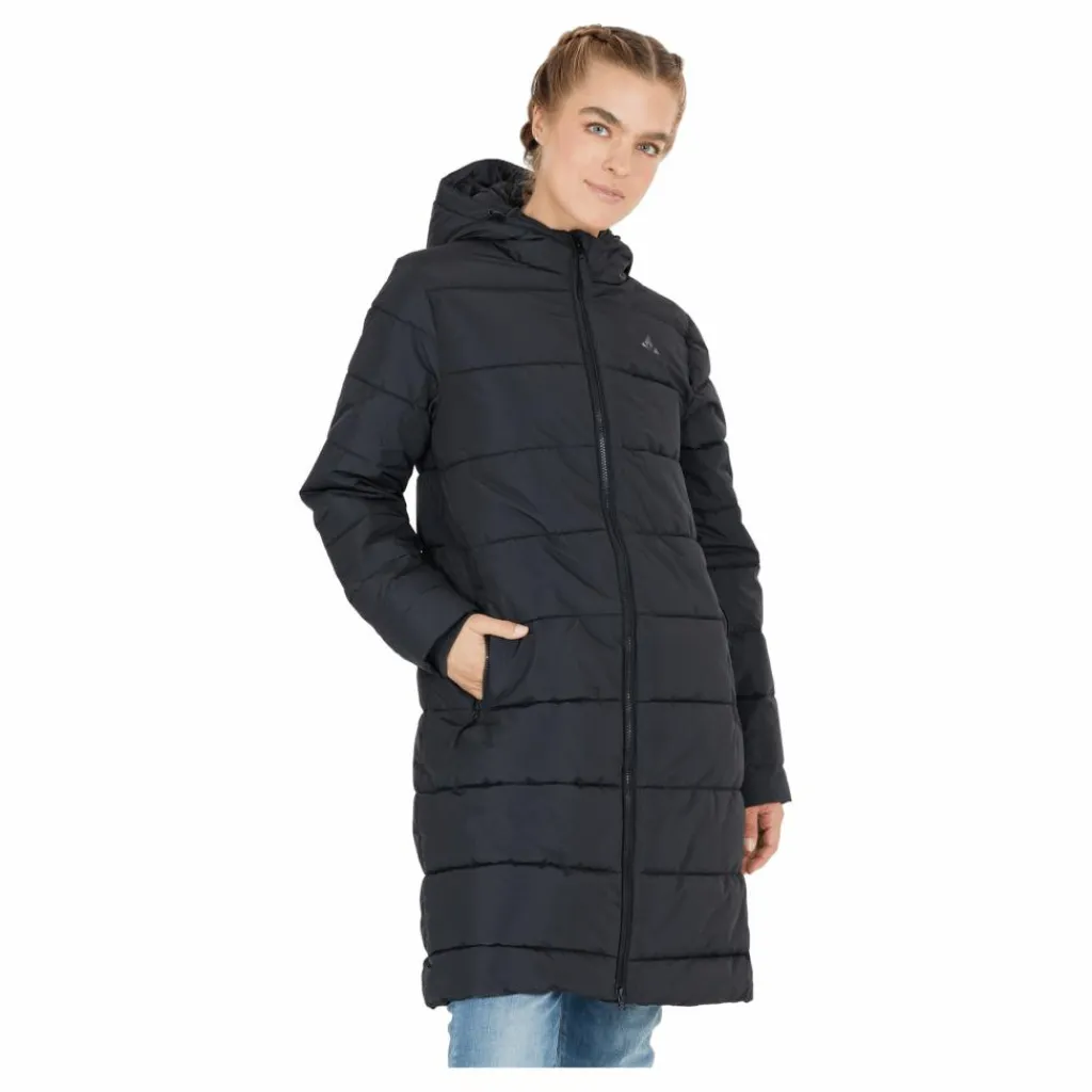 Whistler Amaretto W Long Puffer Jacket Black Svart Clearance