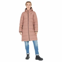 Whistler Amaretto W Long Puffer Jacket Cognac Rosa Online