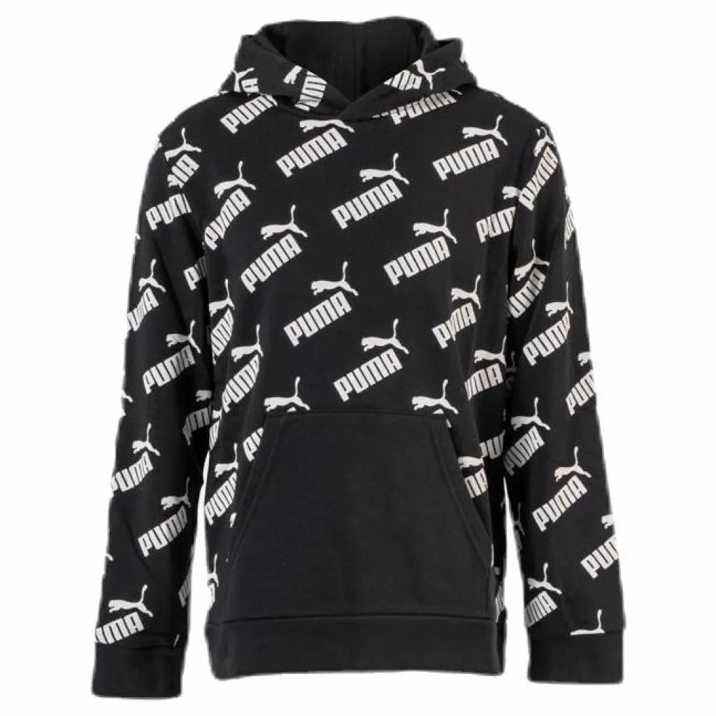 Puma Amplified AOP Hoody TR B Black Svart Best