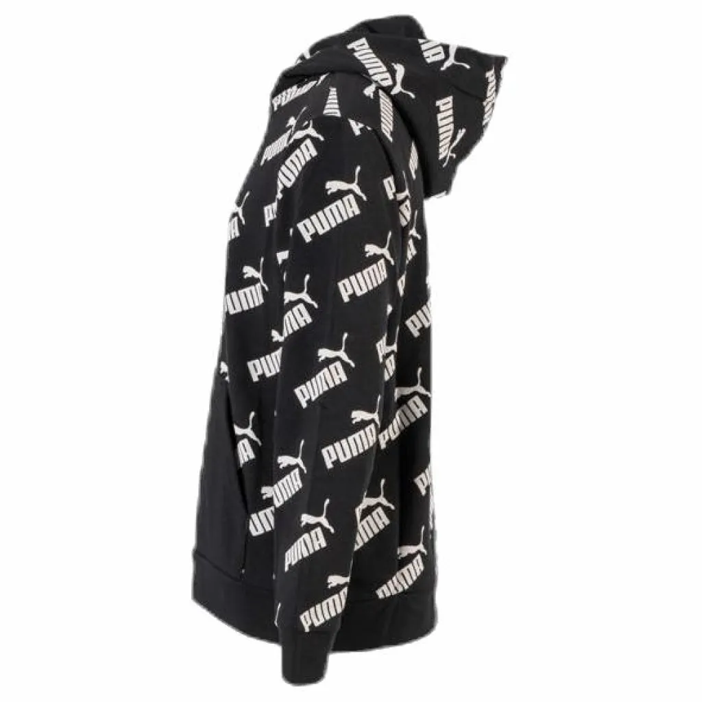 Puma Amplified AOP Hoody TR B Black Svart Best