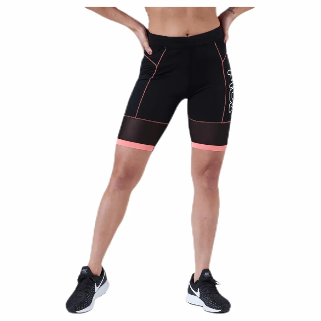 Fila Amser Short Tight Pink/Black Rosa och Svart