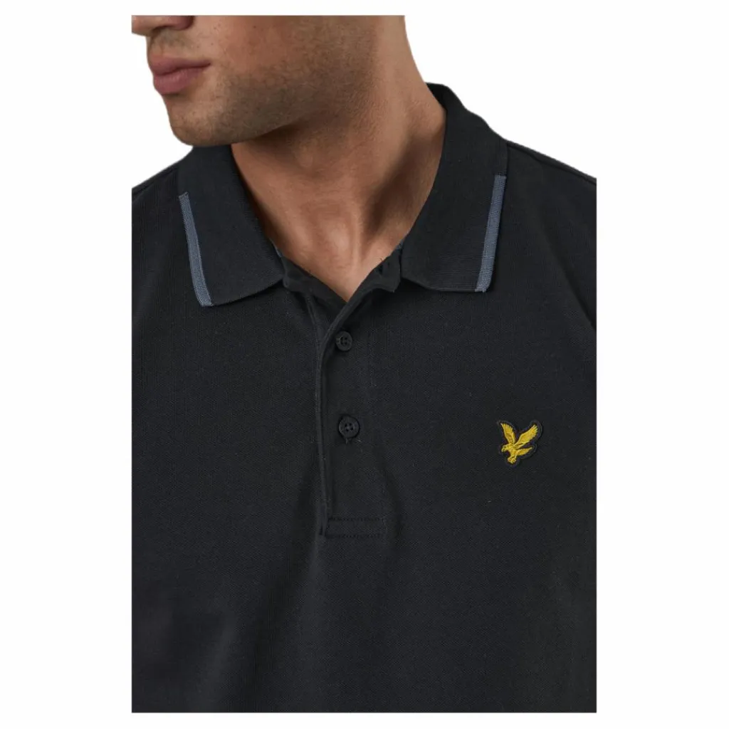 Lyle & Scott Andrew Polo Black Svart Hot
