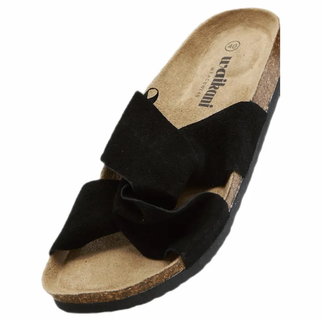 Waikani Beachwear Anie Slippers Black Svart New