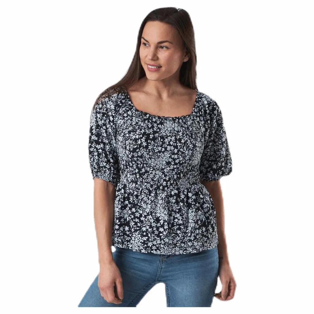 Anthea Ss Top Blue*Pieces New