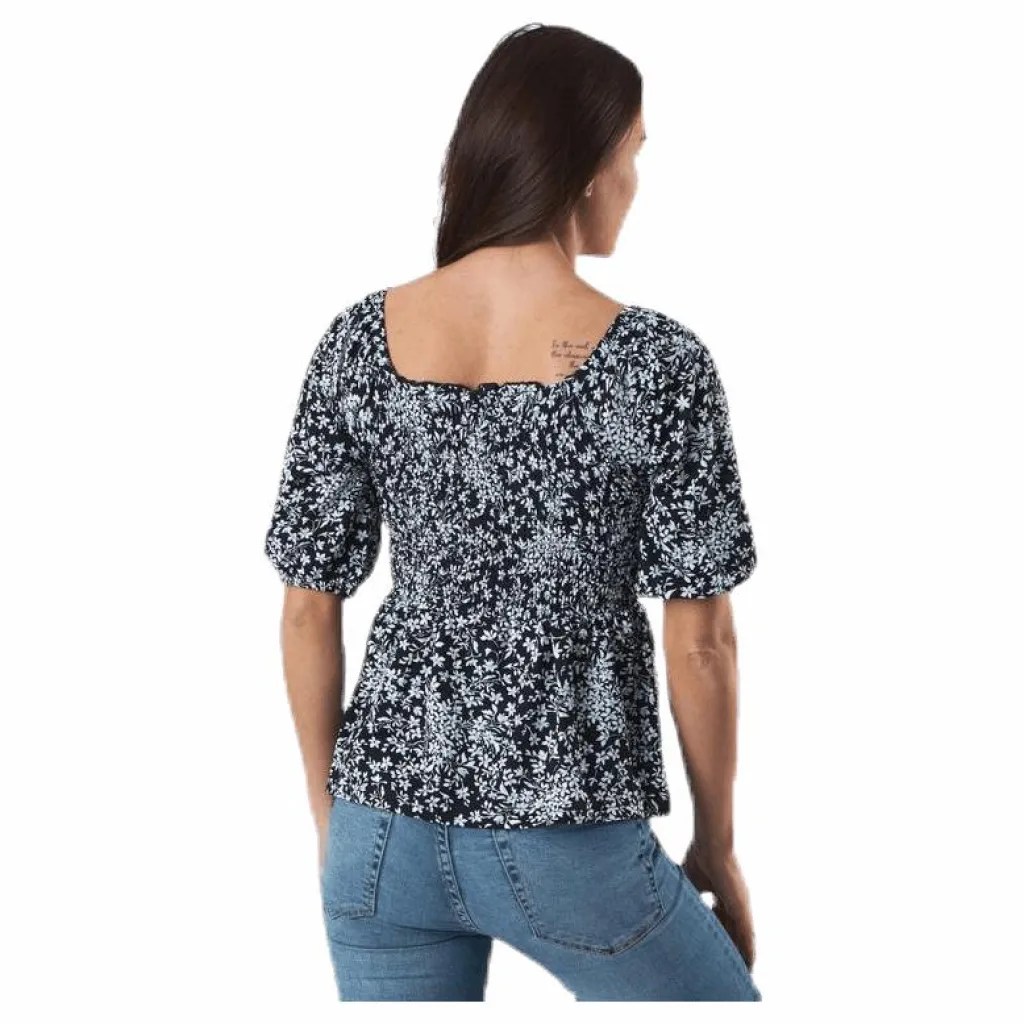 Anthea Ss Top Blue*Pieces New