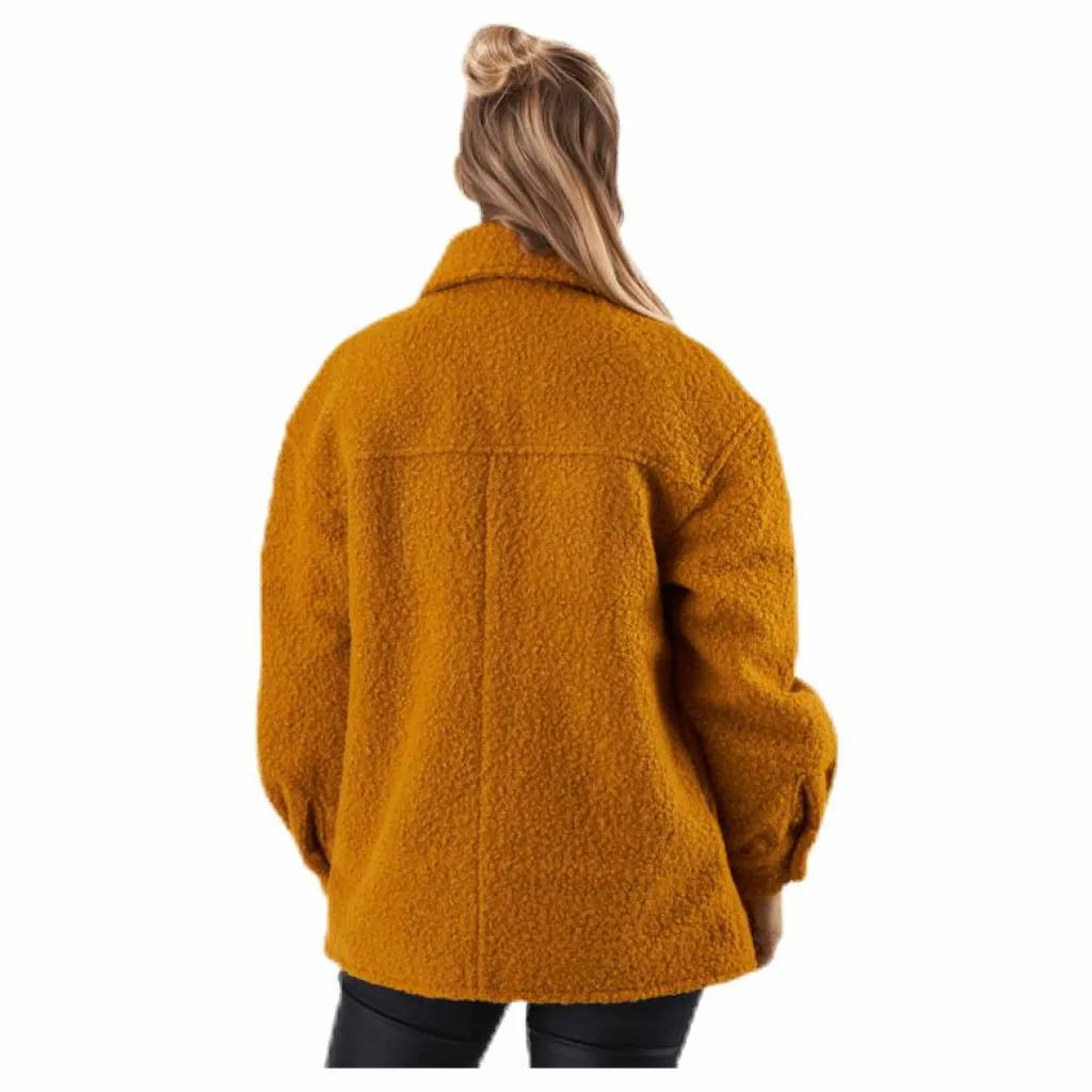Pieces Anura Overshirt Yellow Gul Hot