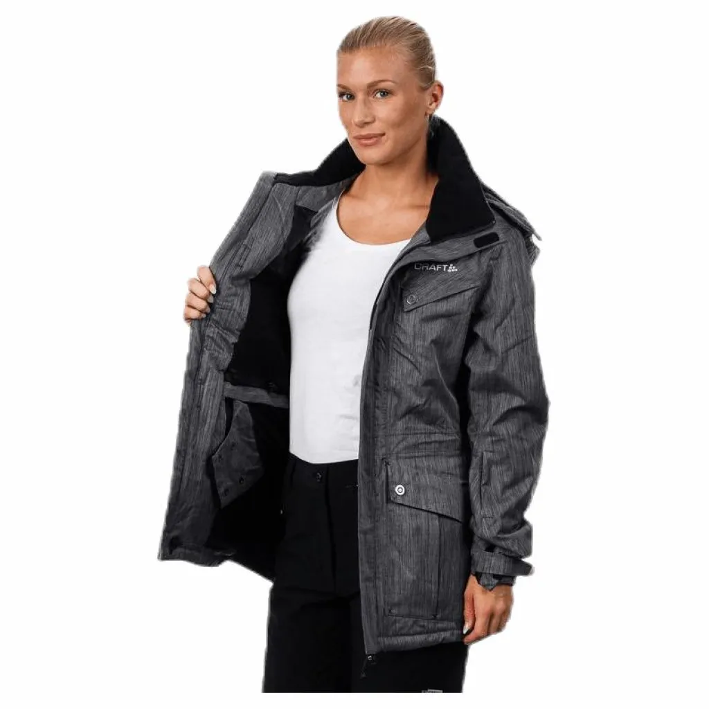 Craft Apline Snow Jacket W Black Svart Best