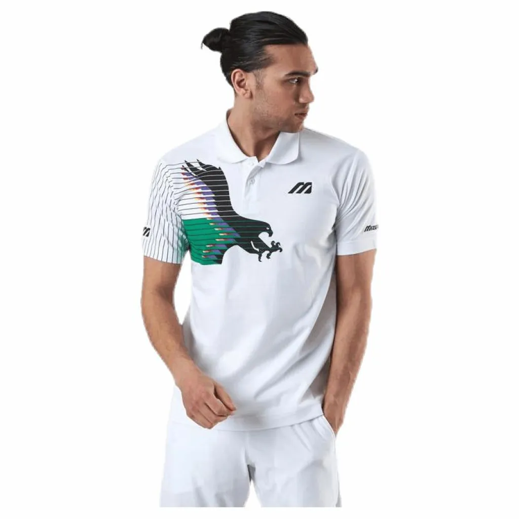 Mizuno Archive Polo White Flerfärgad Sale