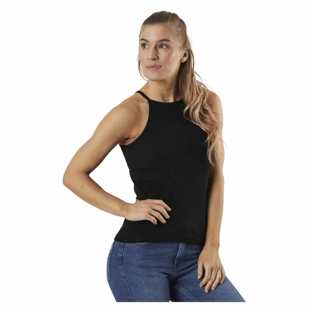 Pieces Ardena Strap Top 2 Pack Kac Black Svart Discount
