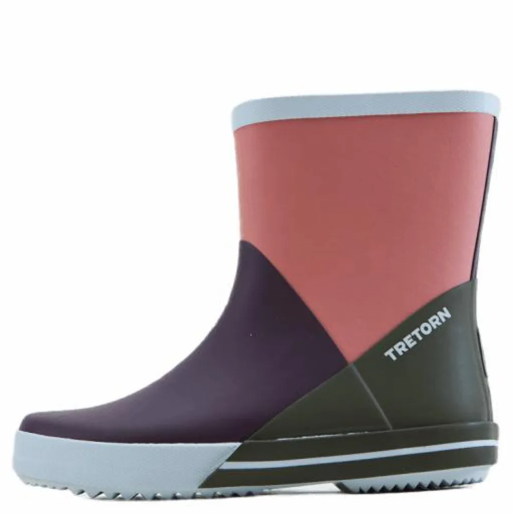 Tretorn Arild Short Boot Blackberry/light Rose Svart Outlet