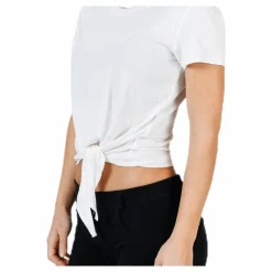 Only Arli S/S Knot Top White Vit Clearance