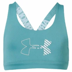 Under Armour Armour HeatGear Graphic Bra Youth Blue Blå Hot