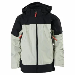 Didriksons Ash Kids Jacket Blue/Beige Blå och Beige Best