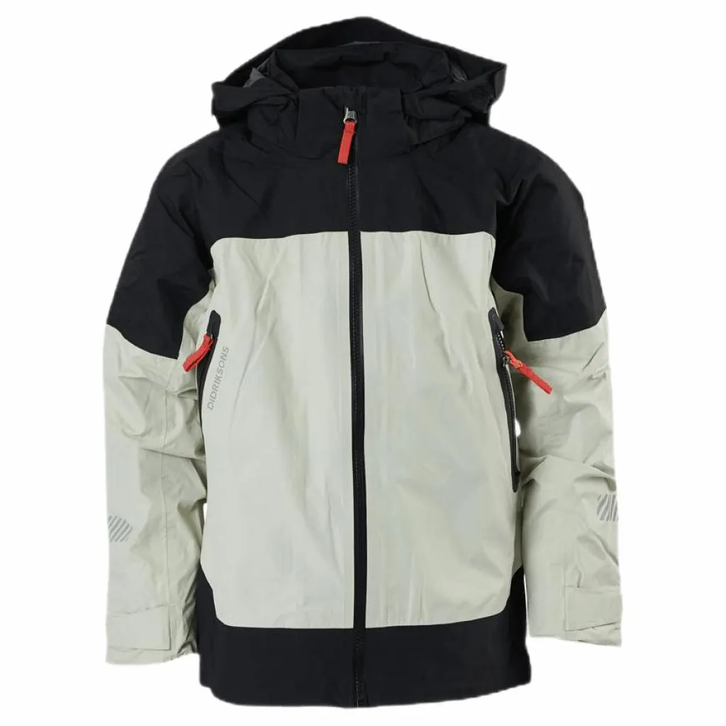 Didriksons Ash Kids Jacket Blue/Beige Blå och Beige Best
