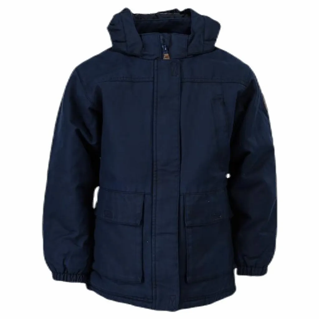 Racoon Aske Solid Jacket Blue Blå Best