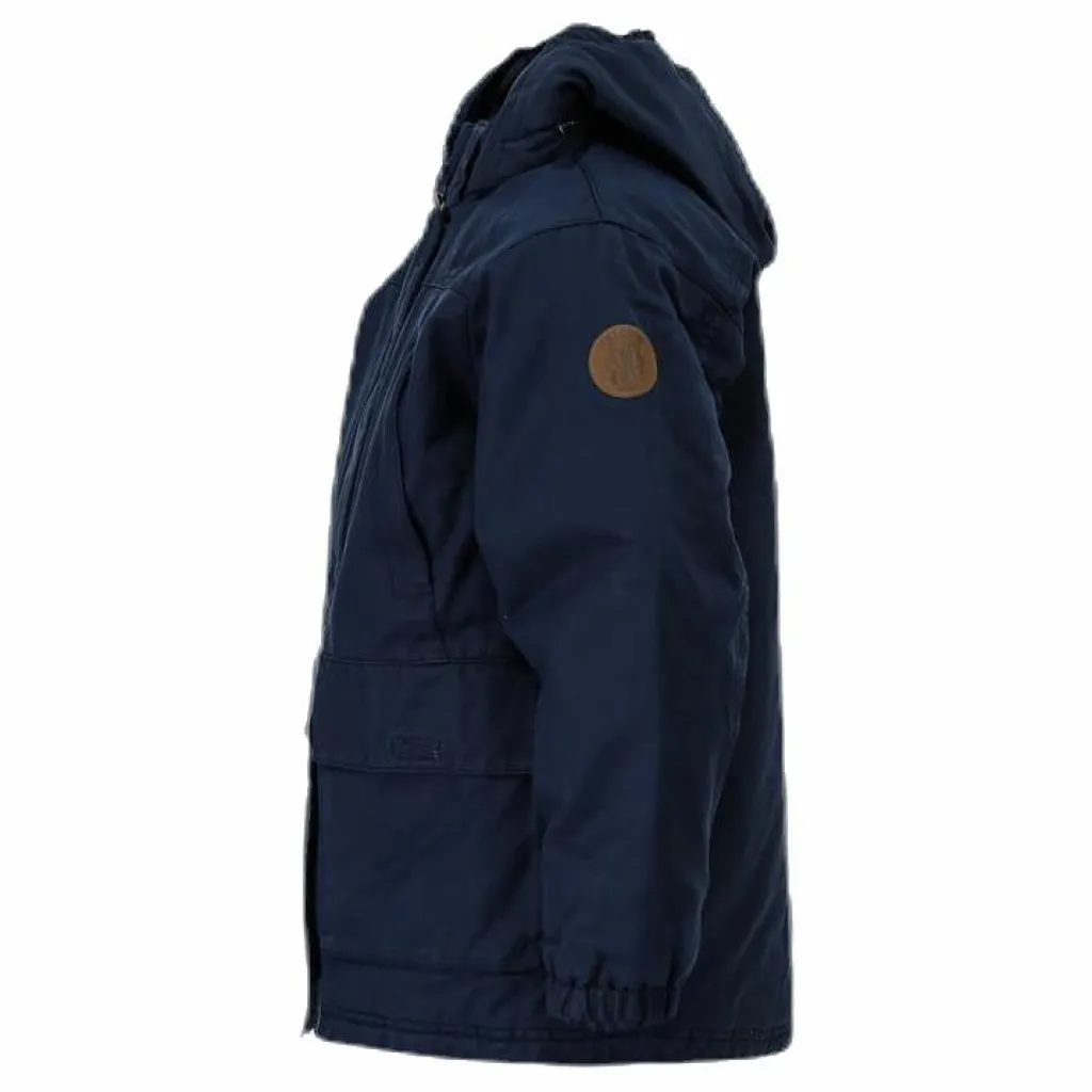 Racoon Aske Solid Jacket Blue Blå Best
