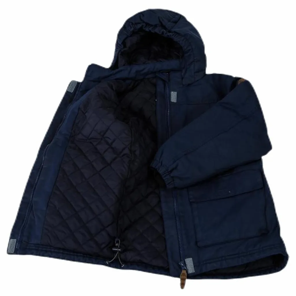 Racoon Aske Solid Jacket Blue Blå Best