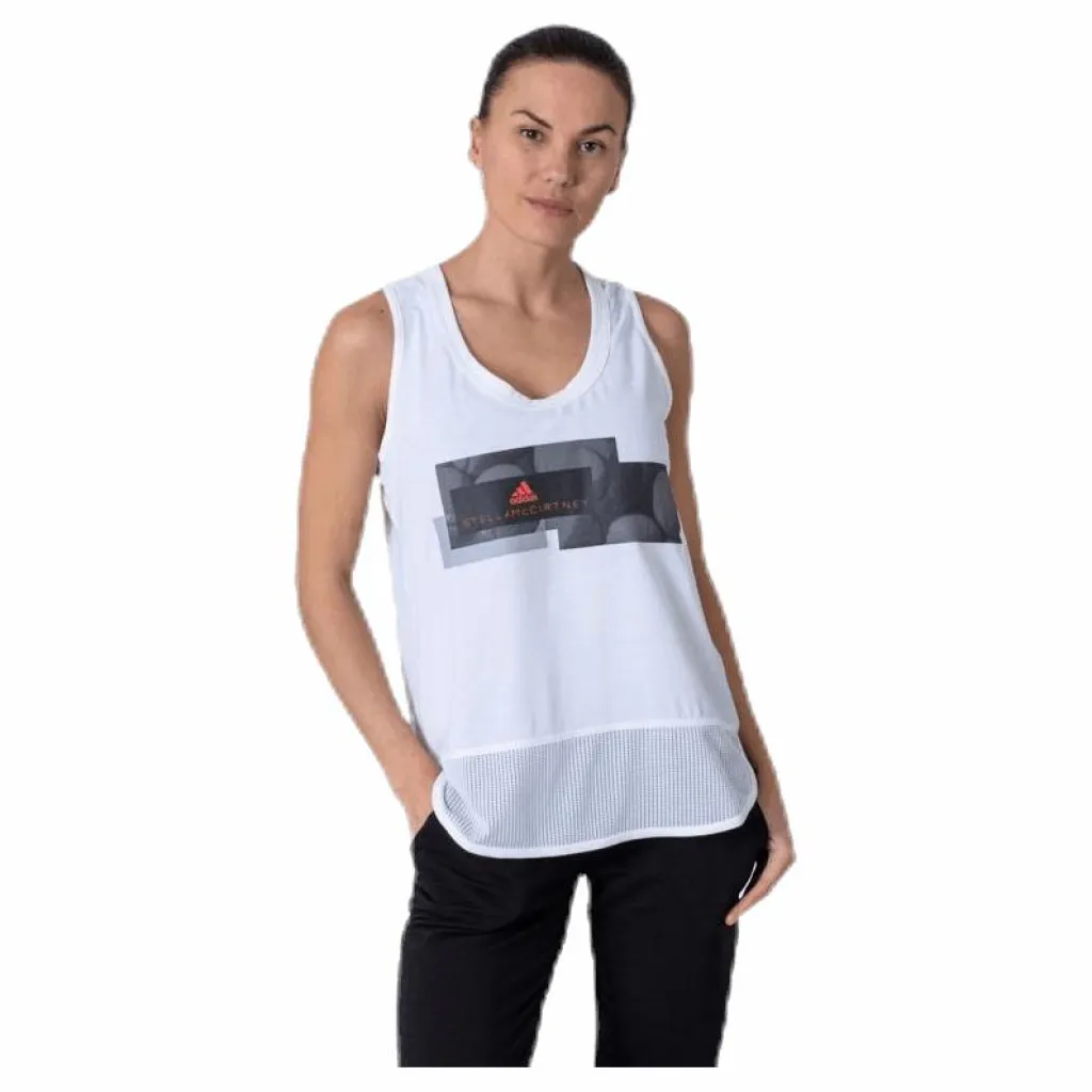 Asmc Gfx Tank White*adidas New