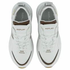 Replay Athena Run White Brown Vit Online