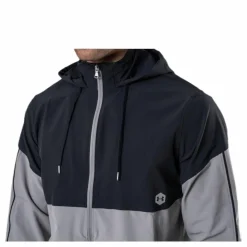 Under Armour Athlete Recovery Woven Warm Up Top Green Grön Online