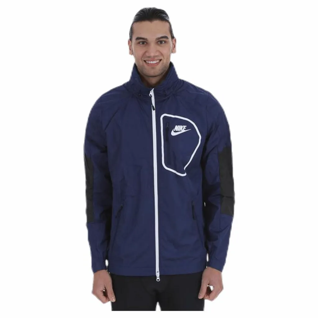 Nike AV15 Woven Jacket Blue/Black Blå Online