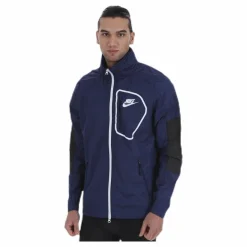Nike AV15 Woven Jacket Blue/Black Blå Online