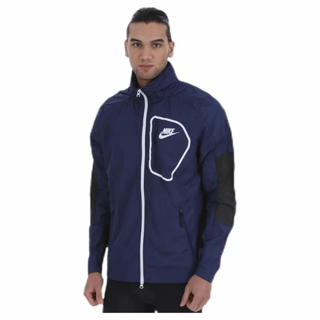 Nike AV15 Woven Jacket Blue/Black Blå Online