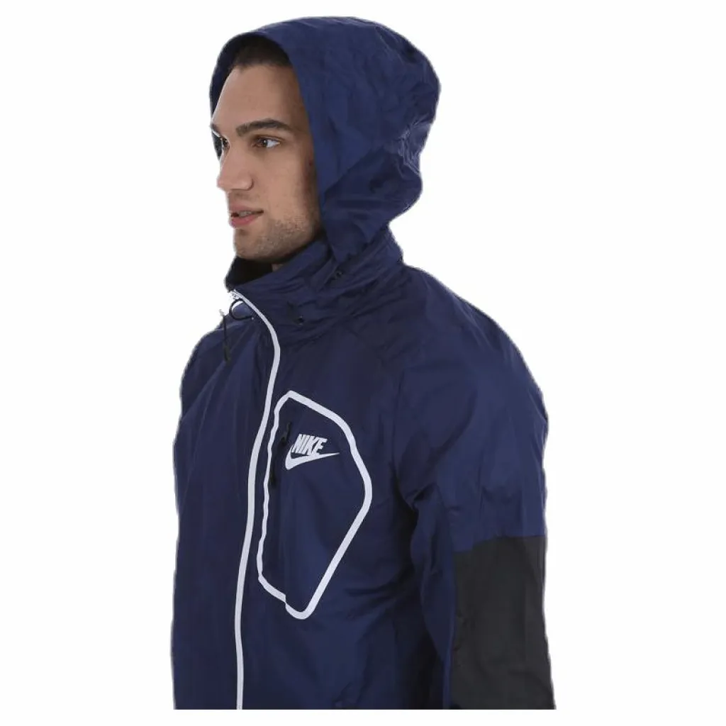 Nike AV15 Woven Jacket Blue/Black Blå Online