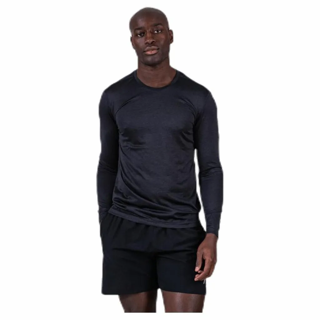 Björn Borg Axton LS Perf Tee Black Svart New