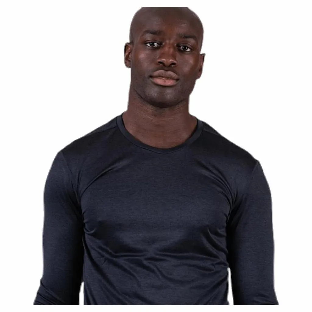 Björn Borg Axton LS Perf Tee Black Svart New