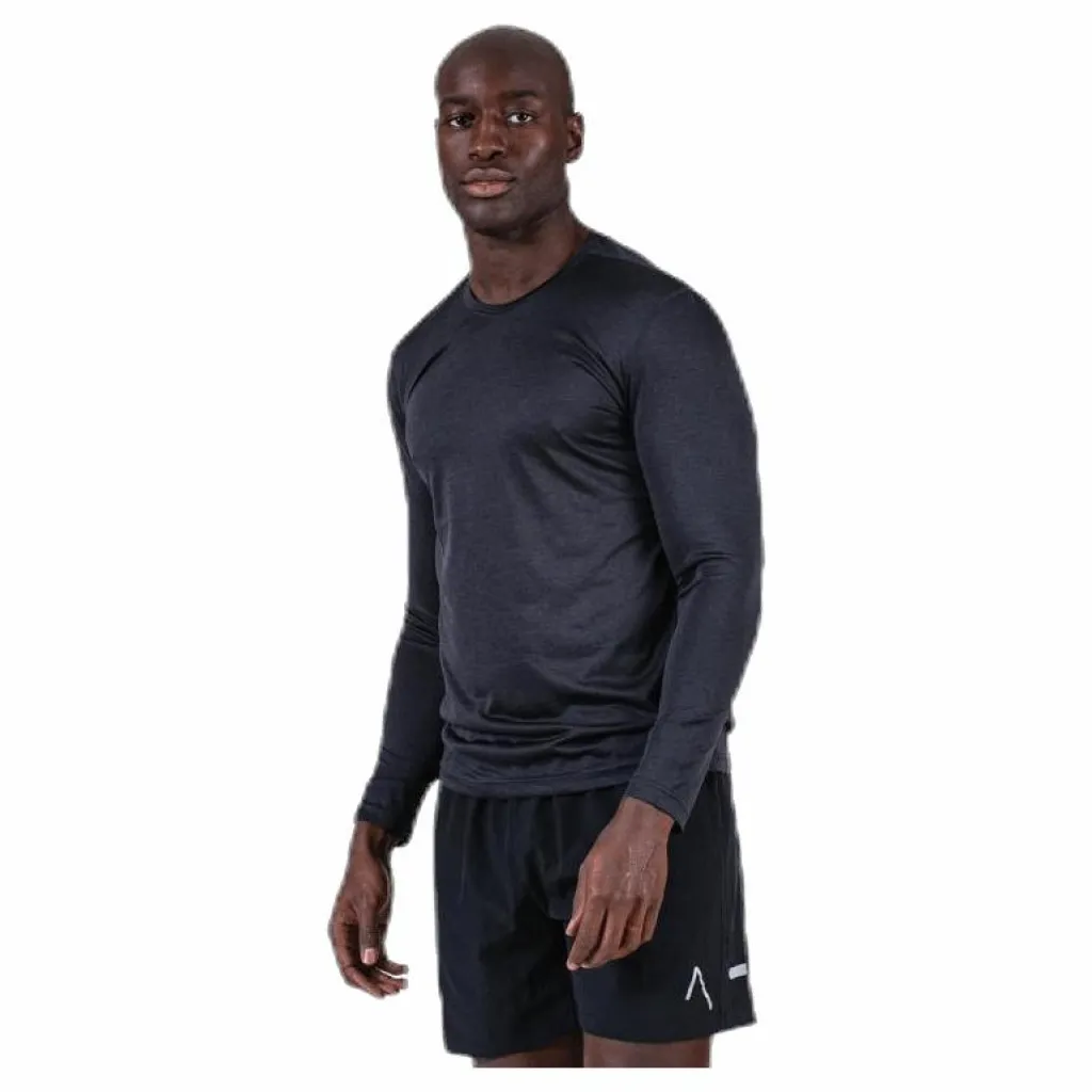 Björn Borg Axton LS Perf Tee Black Svart New