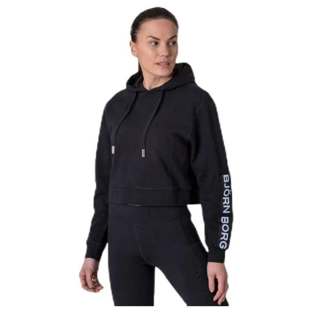 B Sport Cropped Hood Black*Björn Borg Discount