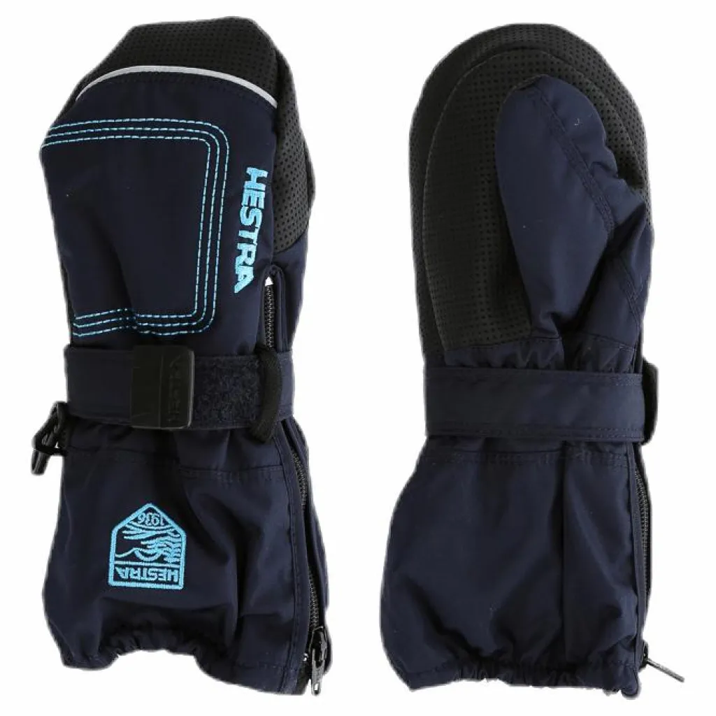 Hestra Baby Zip Long - Mitten 0-5 Years Blue Blå Clearance