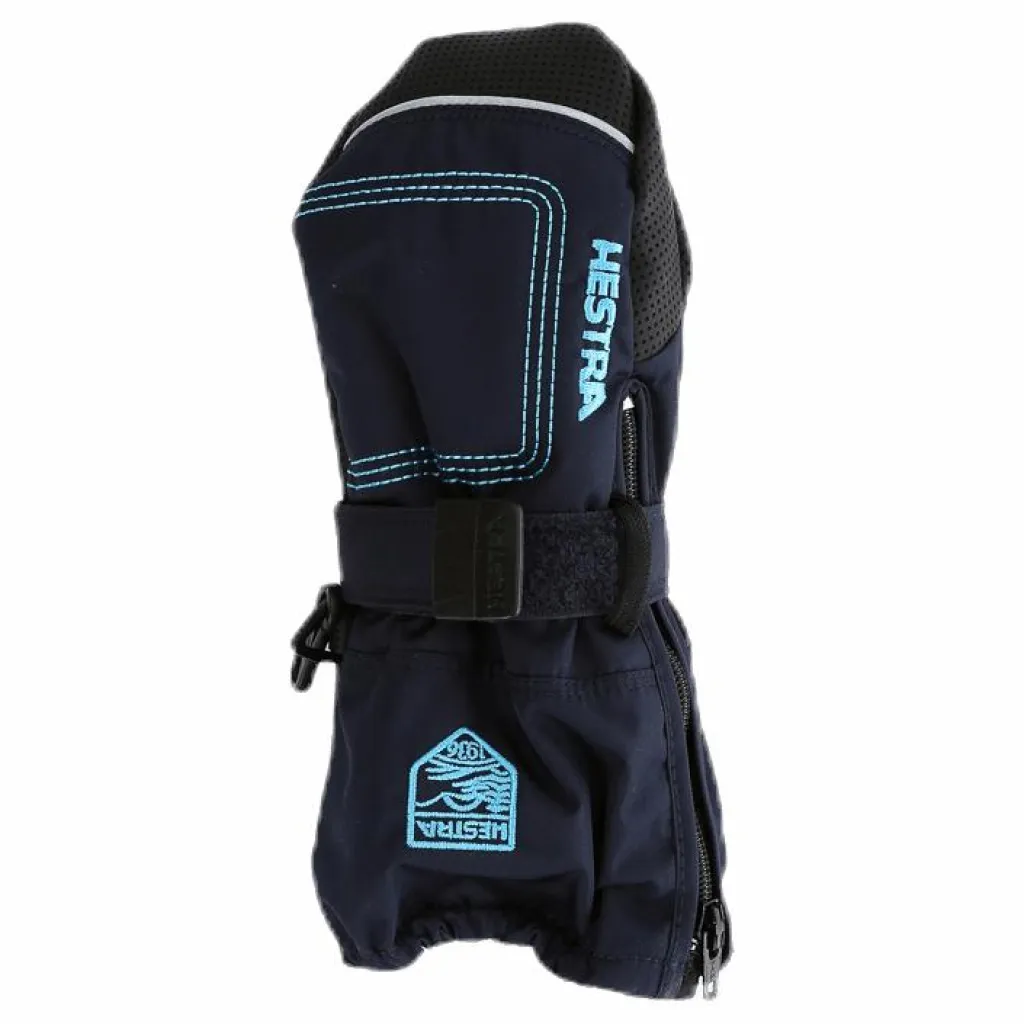 Hestra Baby Zip Long - Mitten 0-5 Years Blue Blå Clearance