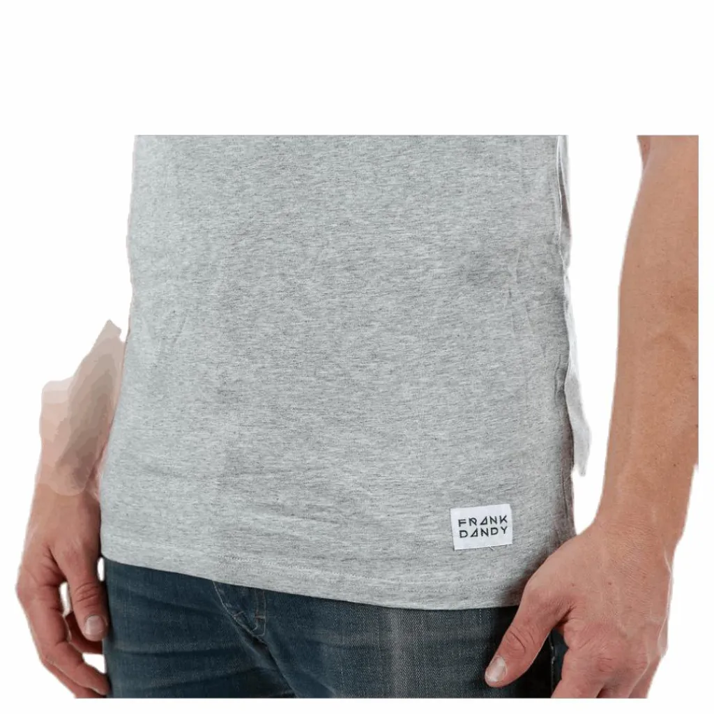 Frank Dandy Bamboo Straight Tee Grey Grå